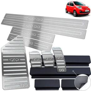 Vinil Soleira Pedaleira Descanso Chery Qq 2015 Até 2020