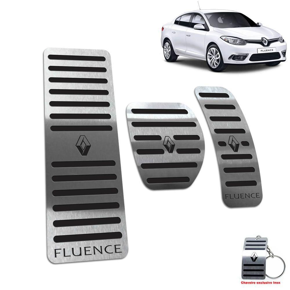 Pedaleiras + Descanso Fluence 2011/2019 Automático Preto