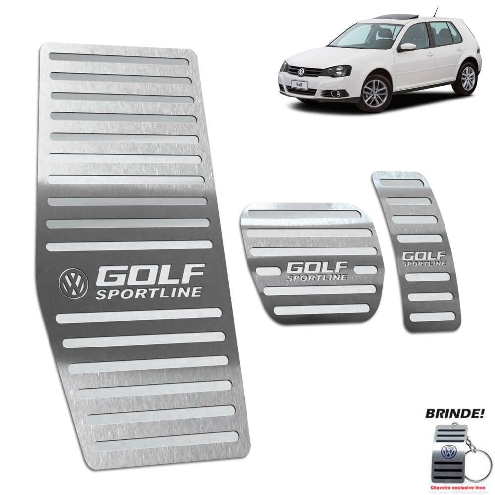 Descanso Pedaleira Automático Golf Sportline Até 2014 Prata