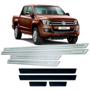 Soleira + Vinil Volkswagen Amarok 2010 Até 2019