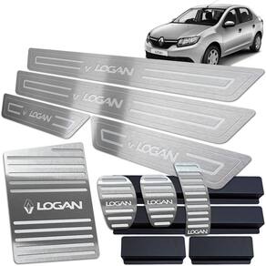 Descanso Pedaleira Soleira Logan 2014 A 2019 Prata BR Manual
