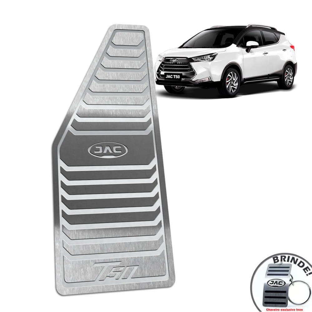 Descanso De Pé Em Aço Inox Jac T50 Prata