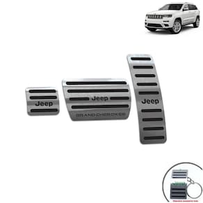 Pedaleira Automático Jeep Grand Cherokee 2013 a 2018 Preto