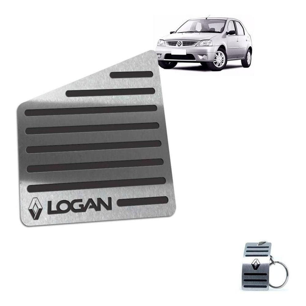 Descanso de Pé Renault Logan 2007 A 2010 Preto