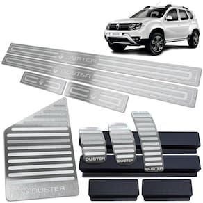 Soleira Pedaleira Descanso Duster 2011/2020 Manual Prata BR