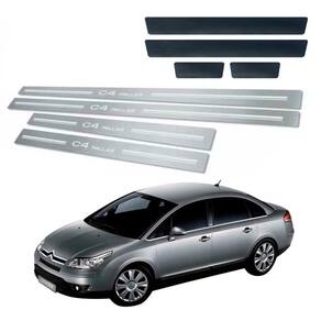 Soleira + Vinil Citroen C4 Pallas 2005 Até 2013