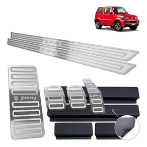 Soleira Pedaleria Descanso Jimny Todos Os Modelos Prata AR