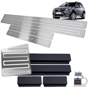 Descanso E Soleira Sandero Stepway 2008/2013 Prata BR