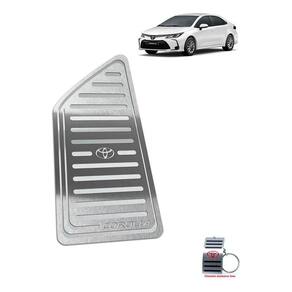 Descanso De Pé Em Aço Inox Toyota Corolla 2020 Prata