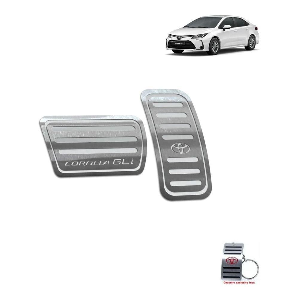 Pedaleira Automático Toyota Corolla Gli 2020 Prata