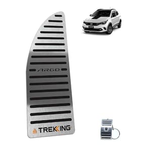 Descanso De Pé Em Aço Inox Fiat Argo Trekking Preto