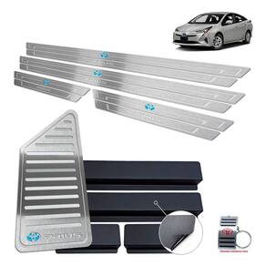 Descanso + Soleiras + Vinil Toyota Prius 2016 a 2020 Prata