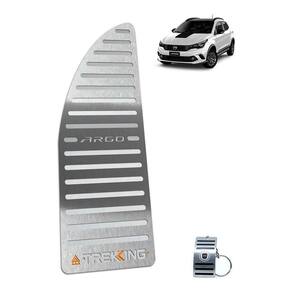 Descanso De Pé Em Aço Inox Fiat Argo Trekking Prata