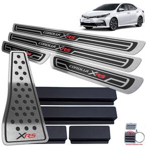 Descanso + Soleira Corolla Xrs 2014 a 19 Preto Alto Relevo