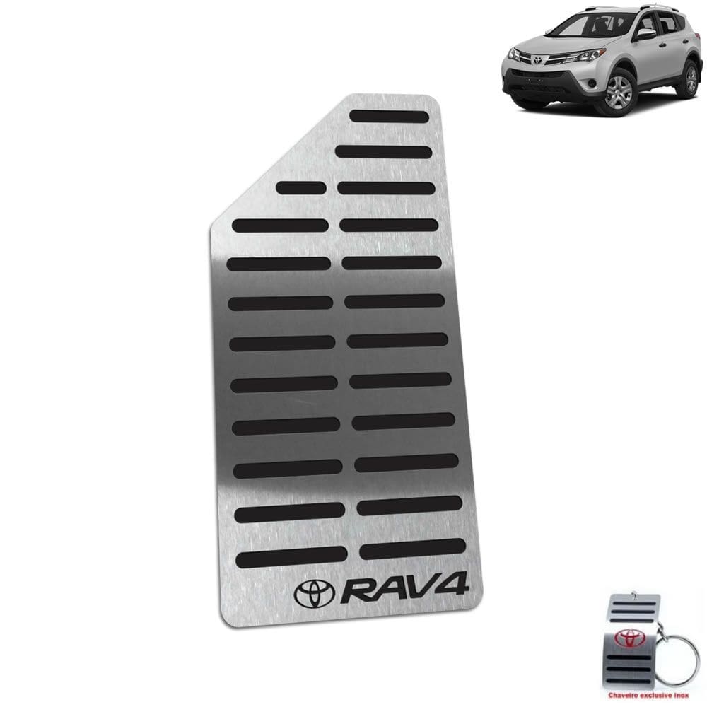 Descanso De Pé Em Aço Inox Rav4 2001 a 2012 Preto