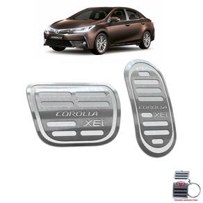 Pedaleira Automático Toyota Corolla Xei 2014/2019 Prata
