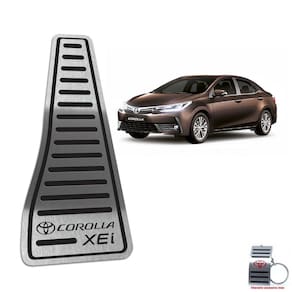 Descanso De Pé Aço Inox Toyota Corolla Xei 2014/2019 Preto