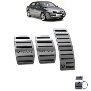 Pedaleiras Renault Megane 2006 A 2011 Manual Preto