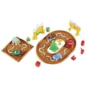 Disney e Pixar Carros Brinquedos Mini Racers Calendário advento com 5 carros de brinquedo, peças de pista e mini-brinquedos acessórios 25 surpresas pa