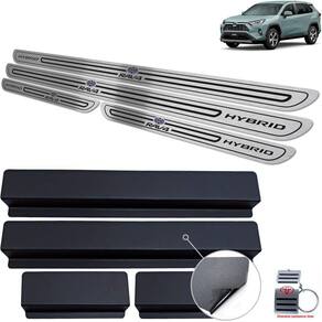 Soleiras Preto Baixo Relevo Rav4 Hybrid 2020