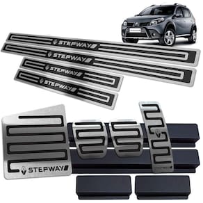 Soleira Pedaleira Descanso Sandero Stepway 2008/13 Preto AR