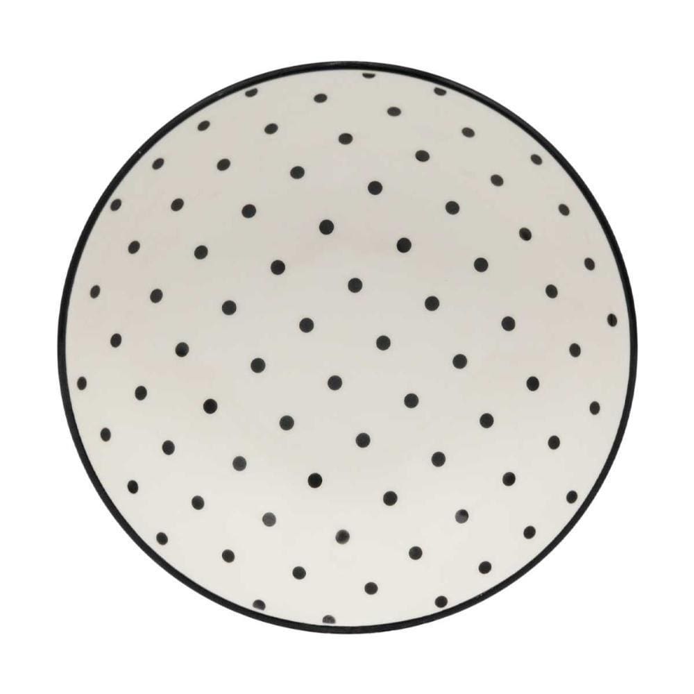 Pratos Fundos Oxford Unni Stripes And Dots - 6 Peças