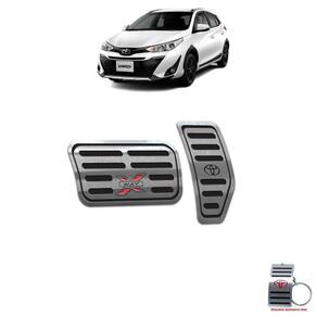 Pedaleira Automático Toyota Yaris X-Way 2018 A 2020 Preto