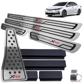 Descanso + Soleira Corolla Xrs 2014 a 19 Preto Baixo Relevo
