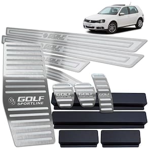Descanso Pedaleira Soleira Golf Sportline Até 14 Prata A.R