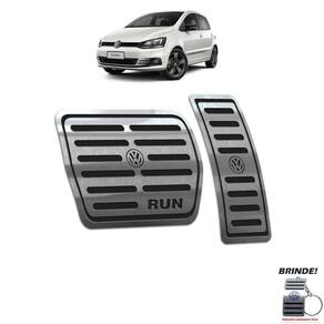 Pedaleiras Automático Em Aço Inox Fox Run 2016 a 2017 Preto