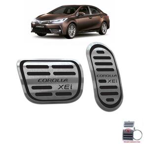 Pedaleira Automático Toyota Corolla Xei 2014/2019 Preto