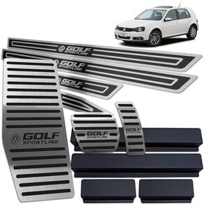 Descanso Pedaleira Soleira Golf Sportline Até 14 Auto Preto