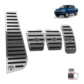 Pedaleira Com Descanso Hilux 2006 a 2012 Manual Preto