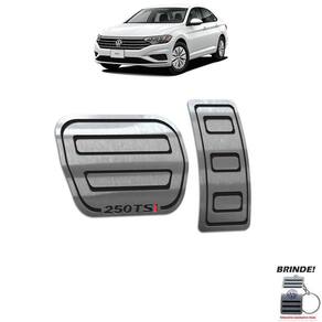 Pedaleiras Volkswagen Jetta 250 Tsi 2018 2019 2020 Preto