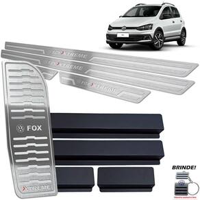 Descanso + Soleira Prata Baixo Relevo Fox Xtreme 2018 A 2020