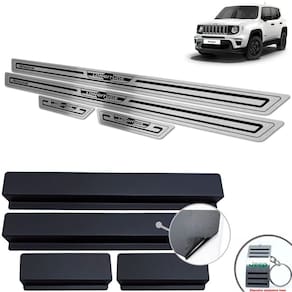 Soleira Jeep Renegade Longitude Preto Baixo Relevo