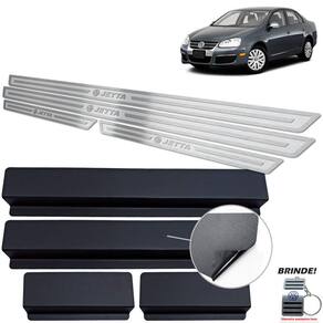 Soleiras Prata Alto Relevo Volkswagen Jetta 2007 a 2010