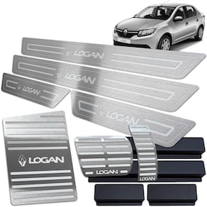 Descanso Pedaleira Soleira Logan 2014 A 2019 Prata BR Auto