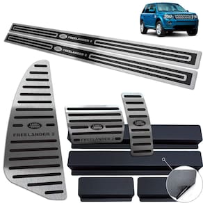Descanso Pedaleira Soleira Land Rover Freelander 2 Preto