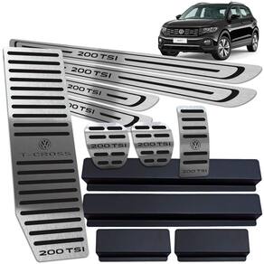 Descanso Pedaleira Manual Soleira T-Cross 200 TSI Preto BR