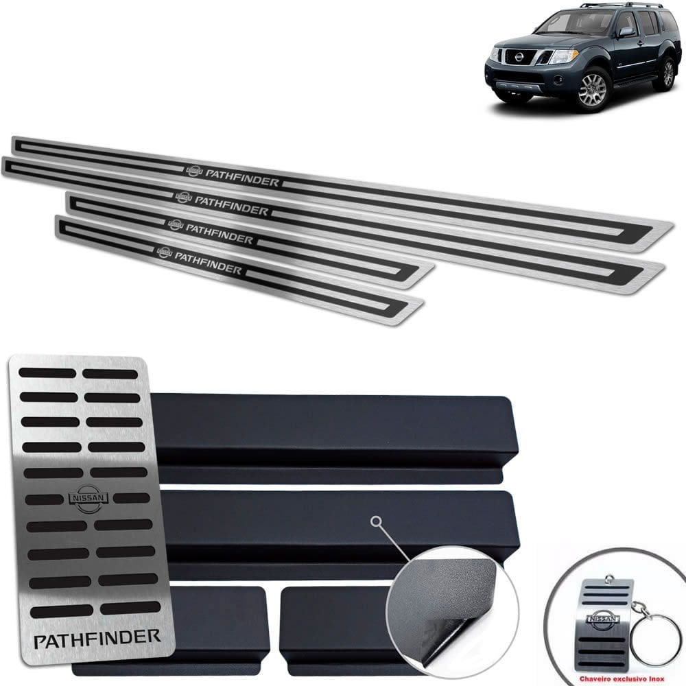 Descanso + Soleira Pathfinder 2006 A 2009 Preto Alto Relevo