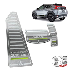 Descanso + Pedaleira Mitsubishi Eclipse Cross Outdoor Prata