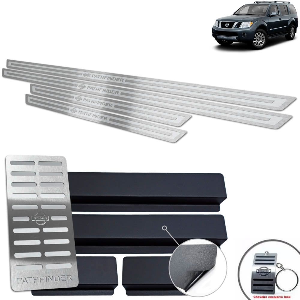 Descanso + Soleira Pathfinder 2006 A 2009 Prata Alto Relevo