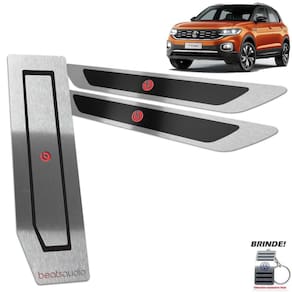 Descanso + Soleiras Volkswagen T-Cross Beats Preto