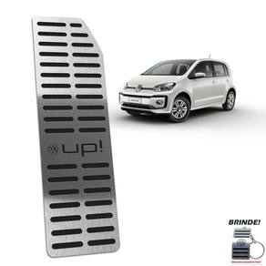 Descanso De Pé Gravação em Preto Volkswagen Up 2014 a 2020