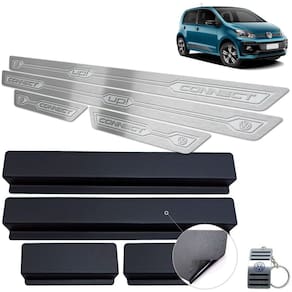 Soleira Gravação em Prata Baixo Relevo Volkswagen UP Connect