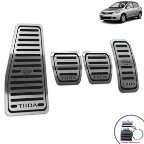 Descanso Pedaleira Manual Nissan Tiida 2008 A 2013 Preto