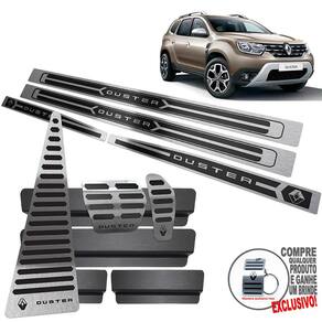 Descanso Pedaleira Automático Soleira Duster 2021 Preto