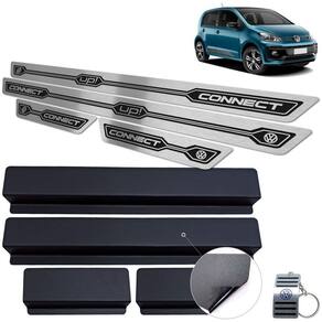 Soleira Gravação em Preto Baixo Relevo Volkswagen UP Connect