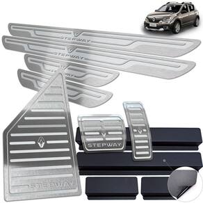 Descanso Pedaleira Automático Soleira Stepway 2020 21 Prata